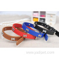 Customized PU Leather Fashion Dog Collar